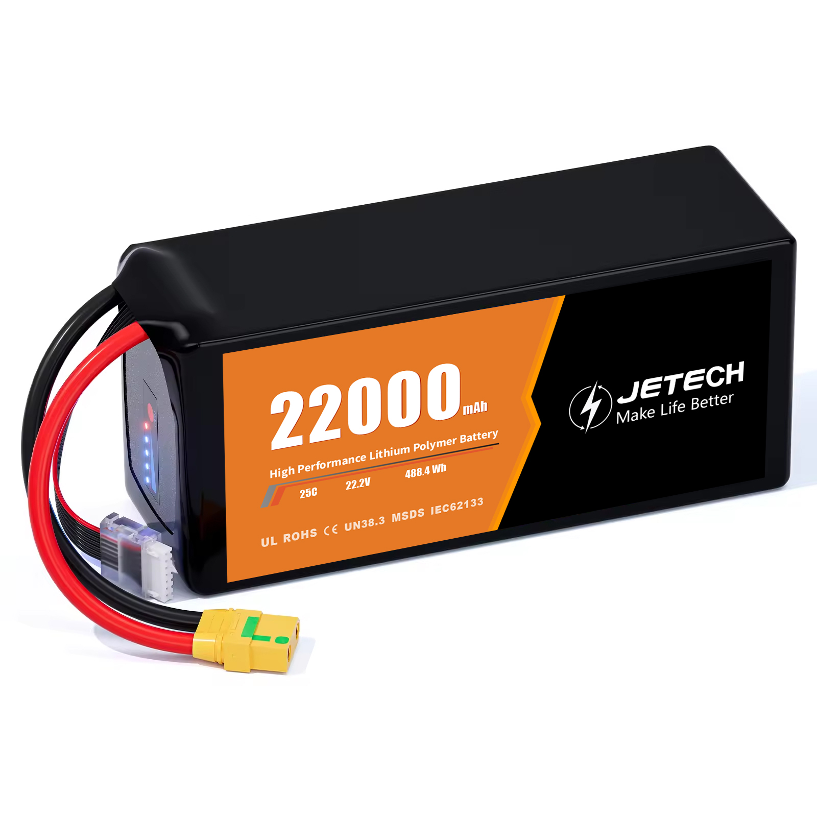 FPV Drone Lithium Polymer Battery 6S 22.2V 6000mAh 7500mAh 9000mAh 2200mAh 4S 12S 30C 60C 100C 140C Lipo Battery